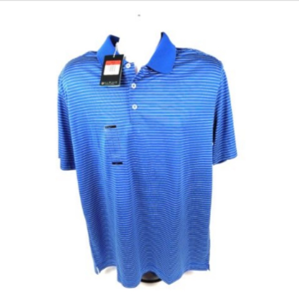 Nike Mens Large Short Sleeve Multi Color Striped